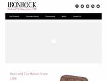 Tablet Screenshot of ironrock.com